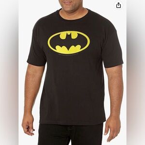 Batman Basic‎ Logo Black T-Shirt